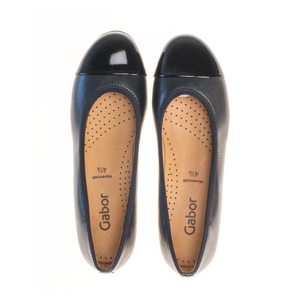 Gabor 黒 レザー ローファー　24.5 ローファー | 11525 / BLACK (RUBBER SOLE) - G.H.BASS