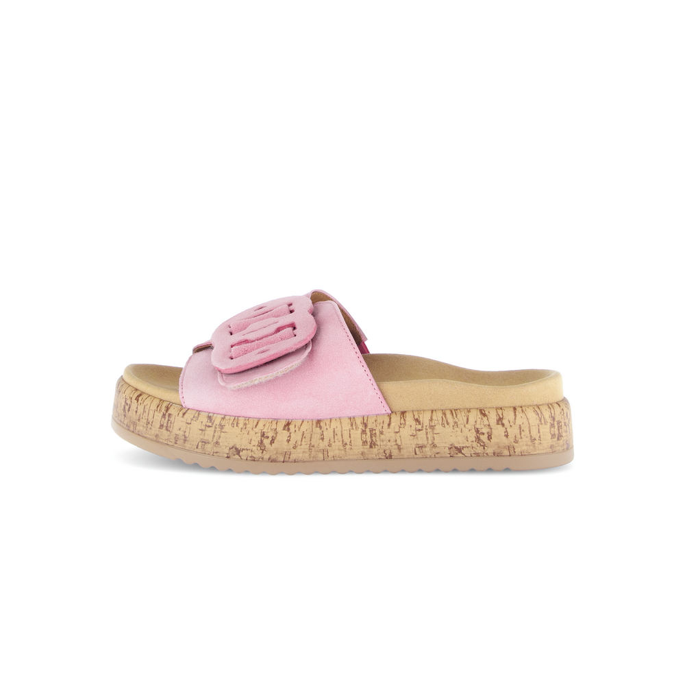 Gabor Décolleté Donna Con Tacco 5 Cm – Scarpe Eleganti In Pelle Rosa – Vestibilità Larga F – Look Metallizzato Per Occasioni Speciali