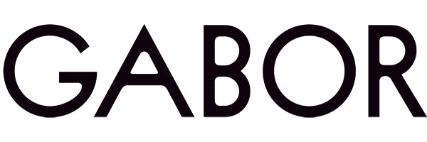 Gabor logo in black text on a white background