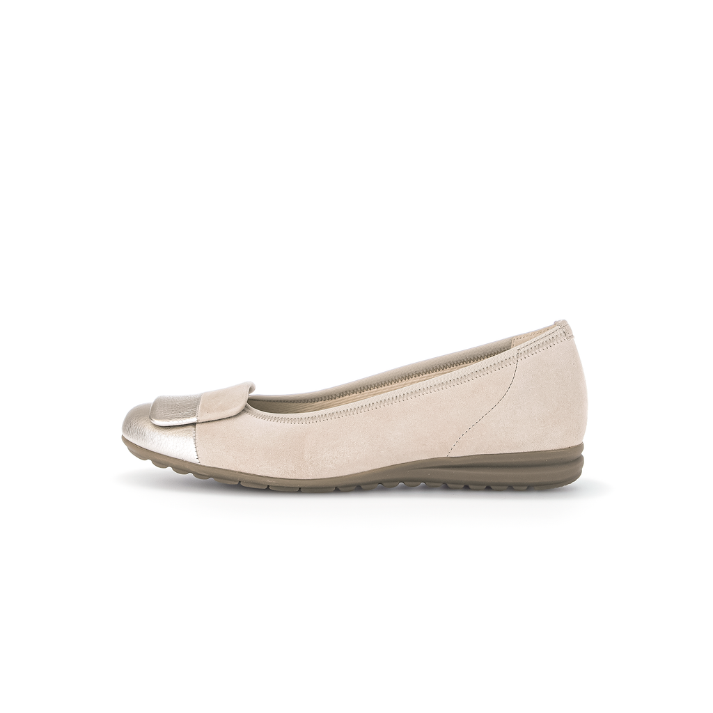 Gabor 24.160.12 - women's ballerina - Suede, blue combi 26 Gabor 24.160.12 - women's ballerina - Suede, blue combi 26